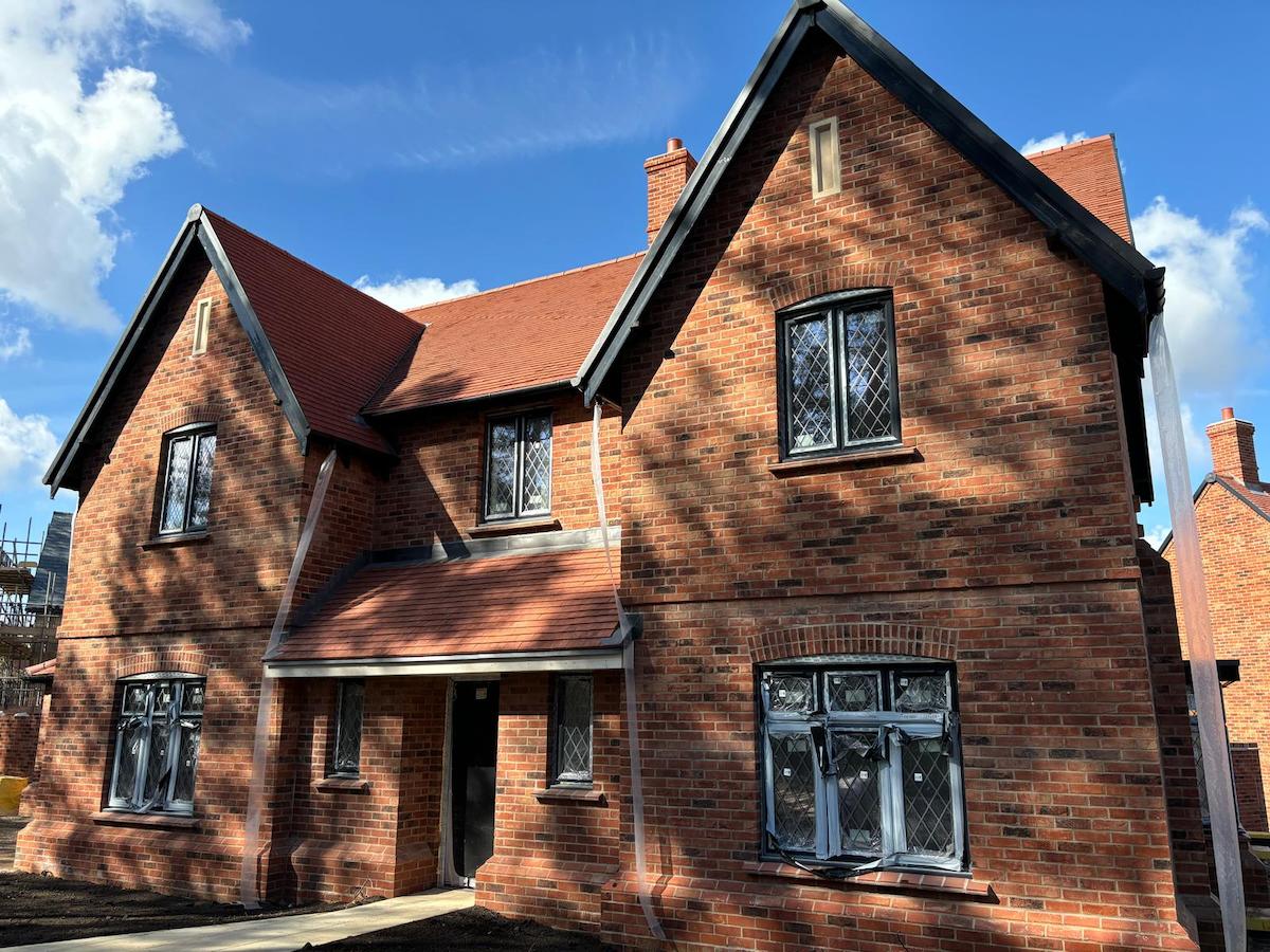 Finished GoulPar brickwork on a detached home — full external package with leaded windows