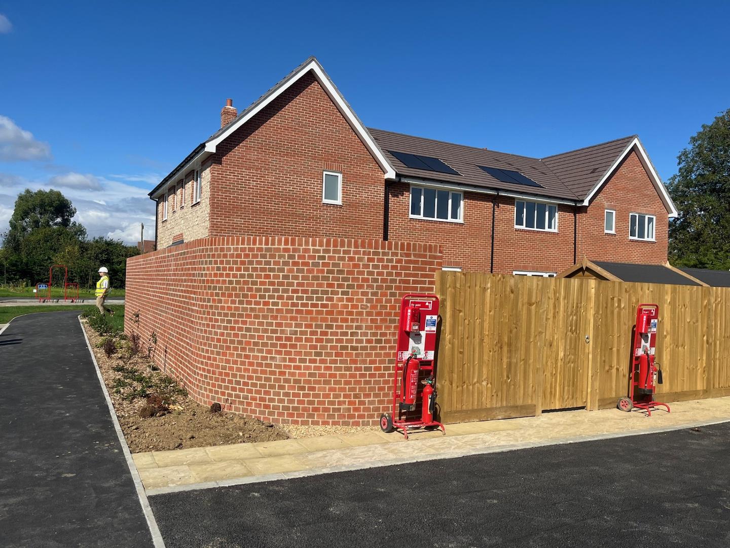 Finished GoulPar brickwork elevation ready for handover